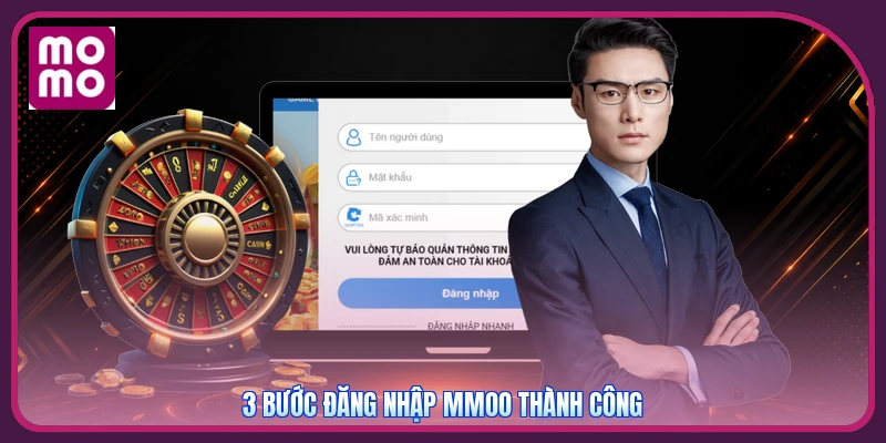 3 bước đăng nhập MMOO thành công